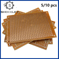 Shockley 5ชิ้น/10ชิ้นแผ่น PCB สากล5X7ซม. 5X7 2.54มม. ต้นแบบกระดาษ DIY พิมพ์แผงวงจรไฟฟ้า5X7ซม. 50X70มม. 5x7