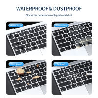 【cw】SmartDevil for Air 13 M1 2020 Pro 13 2016 2019 Keyboard Cover Protector Skin 0.13mm Dustproof Transparent Black US Enter 1