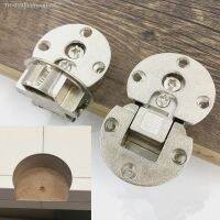 ✐❆☸ Folding hinge Zinc Alloy double cups up down 180 degree cabinet door pirated Concealed flat hinge Adjustable furniture Hardware