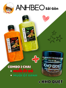 COMBO 2 CHAI MUỐI ỚT VÀ 1 HỘP KHO QUẸT