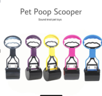 Zalu ที่คีบอึสุนัข Pet Poop Scooper ที่คีบมูลสุนัข รุ่นพกพา ใช้งานง่าย สำหรับสุนัขและแมว Size S ขนาด 28x9 ซม.