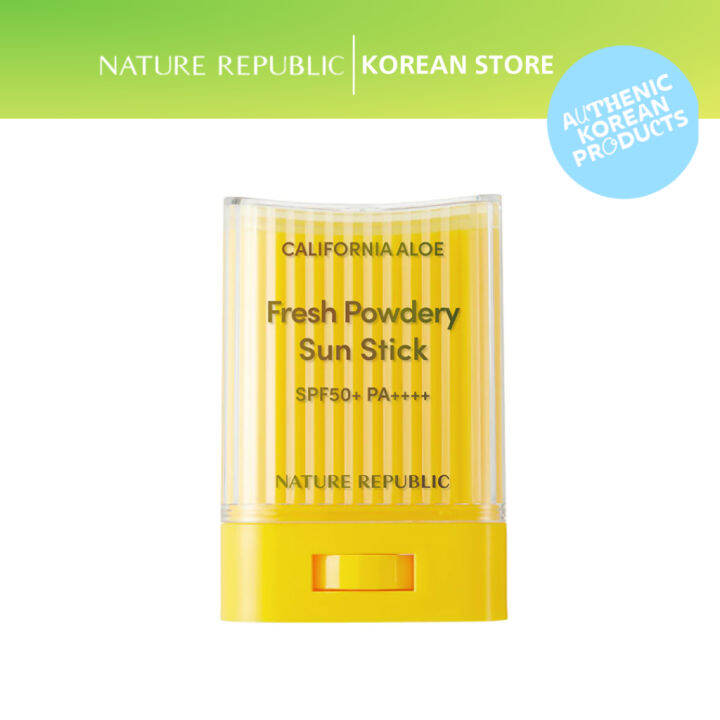 NATURE REPUBLIC Aloe Fresh Powdery Sunscreen UV Sun Stick SPF50+ PA+++ main image 0