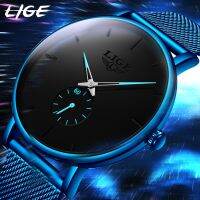 Watch Men 2022 LIGE Sale Link 16.99 Fashion Business Men Watches Top Brand Luxury Waterproof Casual Simple Quartz Watch