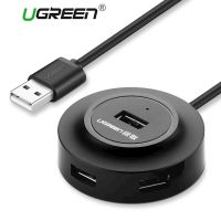 UGREEN CR106 .. 20277 USB 2.0 Hub 4 Ports 1M (Black)