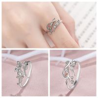 Cosplay Anime Ring Trendy DIY Gift Couple Rings Adjustable Silver Color Jewelry Accessories Boys Fashion Brooches Pins