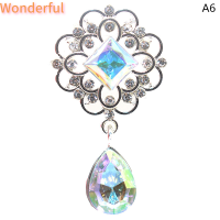 ?【Lowest price】Wonderful จี้อะคริลิคหยดน้ำทำจากโลหะผสมกลวงแบบทำมืออุปกรณ์ตกแต่งกล่องของขวัญแบบเย็บด้วยมือสำหรับงานแต่งงาน