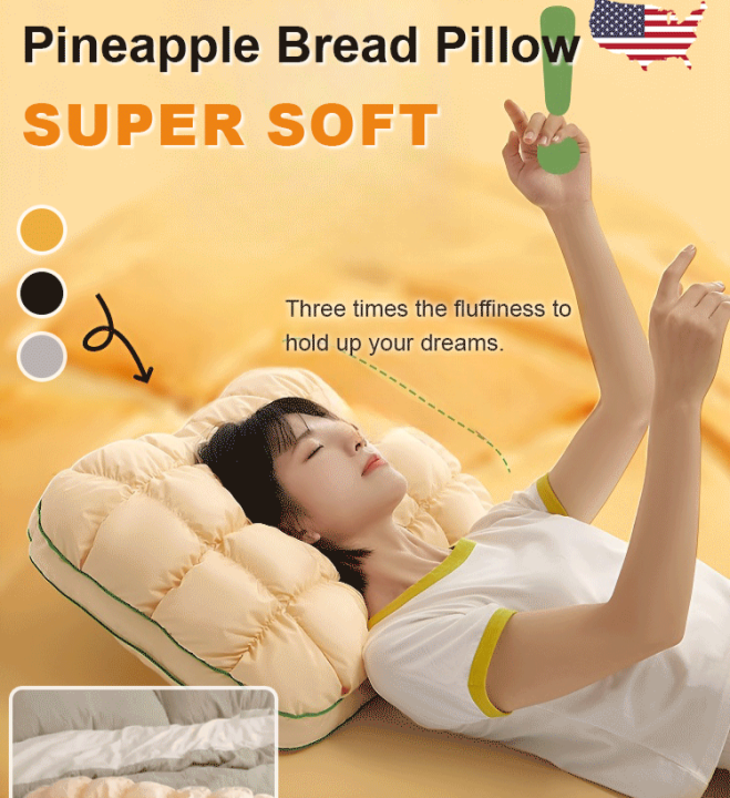 Pineapple neck clearance pillow