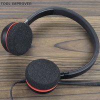 TOOL IMPROVER แผ่นรองหูฟังทดแทนสำหรับ Jabra EVOLVE 20 20se 30 30II 40 65 65หูฟังหูฟัง Soft Memory Foam ฟองน้ำ COVER หูฟัง