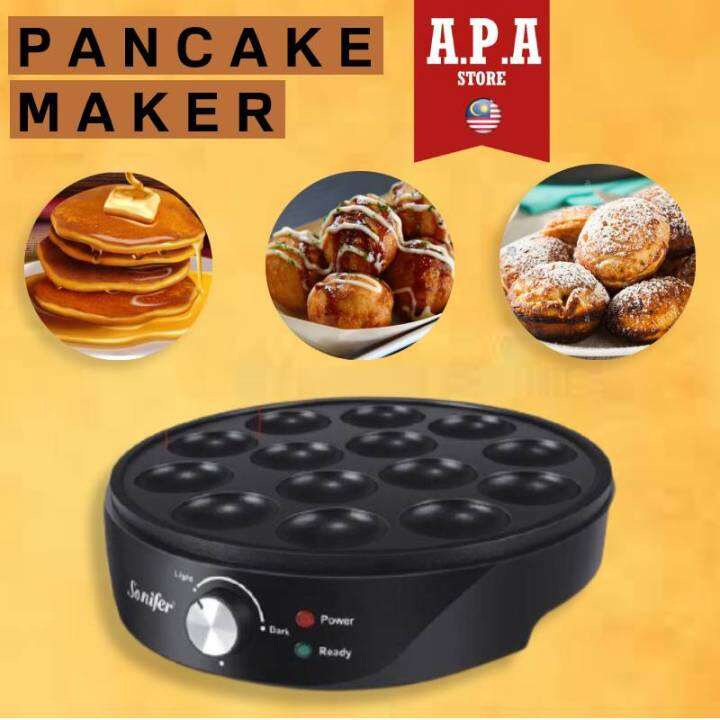 Electric Pancake Machine (Sonifer) Non Stick Lazada