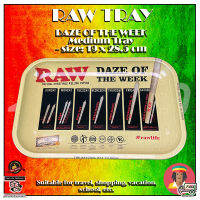 ส่งไว! RAW Tray ถาดโรล Raw DAZE OF THE WEEK ขนาด 19 x 28.5 cm metal rolling tray life saver Raw rolling ถาดสำหรับโรล สินค้าอยู่ไทย พร้อมส่ง จัดส่งจากกทม. จัดส่งรวดเร็ว