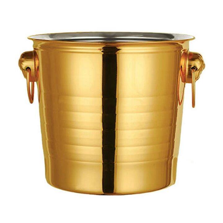 1pc-3l-stainless-steel-ice-bucket-thick-tiger-head-ice-bucket-party-ice-bucket-gold