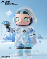 พร้อมส่ง Space Molly 100% V2 glacier เช็คการ์ดไม่แกะซอง arttoy โมเดล ของสะสม