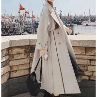 Office Lady Oat Wool Coat Women S Middle And Long 2022 Winter New Korean Loose Thickened Hepburn Wool Women S Coat