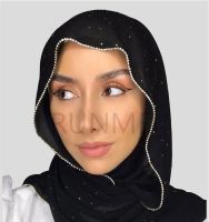 【YF】 2022 New Women Hijabs Eid Gifts Hijab Scarf Chiffon Headscarf Diamond Instant Turban Ladies Shawl Clothing Headwrap