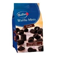 ? Bahlsen Waffle Minis Dark 75g บาห์ลเซ่น วาฟเฟิล มินิส์ ดาร์ก 75g (จำนวน 1 ชิ้น)