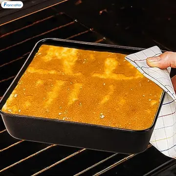 Square Baking Pan Gold for Castella Cake