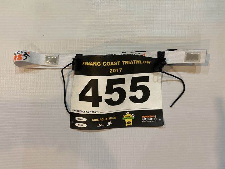 Race Number Belt for Triathlon/Running/Cycling/Trail Running Bib Holder