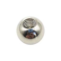 ☂◇ 1Pcs Thread Nut Diameter 8mm M8 Metric Stainless Steel Drilling Ball Female Thread Blind Hole Smooth Bead Ball Outer Dia 15-60mm