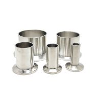 20mm 30mm 40mm 50mm KF10 KF16 KF25 KF40 KF50 304 Stainless Steel Weld Ferrule Vacuum Pipe Fitting Fit Tri Clamp