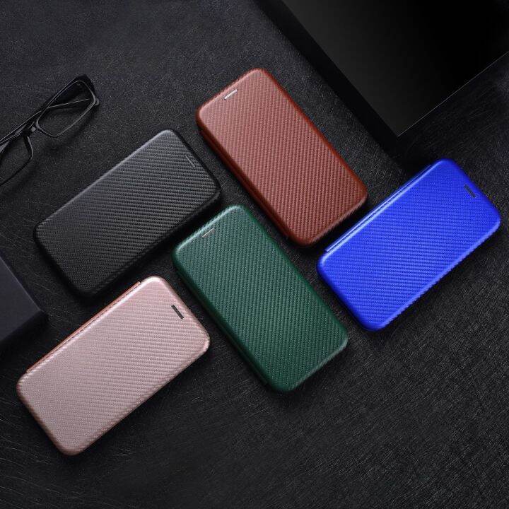 เคสสำหรับoneplus-3-3t-5-5t-6-6t-oneplus-7-7t-7-pro-7t-pro-8-8-pro-oneplus-nordทำจากซิลิโคนคาร์บอนไฟเบอร์tpuธุรกิจพลิกปกอิสระสายคล้องยืนบัตรสล็อตโทรศัพท์ปลอก