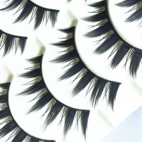 5 Pairs Natural Japanese Serious Makeup False Eyelashes Women Long Thick Eye Lash Cosplay Fake Eyelashes Eye Extension Tools