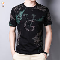 IUM Men S Casual T-Shirt With High-Quality Mercerized Cotton Durable For Daliy LIfe With High-Quality Mercerized Cotton Simple Design Comfortable To Wear Durable M L XL 2XL 3XL For Daliy LIfe Men S Casual T-Shirt Comfortable ทนทานต่อการสวมใส่