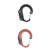 WDAir ที่แขวนกระเป๋าเป้สะพายหลังคลิปหนีบ Carabiner 2Pcs ใช้งานหนักสำหรับกระเป๋าเป้สำหรับปีนเขา