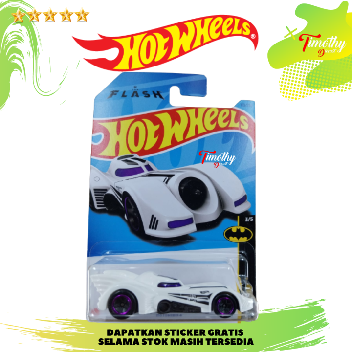 Hot Wheels Batmobile Batman The Flash Putih Lazada Indonesia