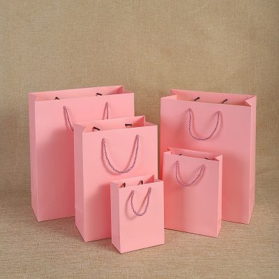 【YF】﹉☼  New Pink with Handles Food Boxes Paper Cardboard Wedding Birthday Favors