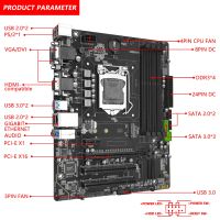 ช่างเครื่องมาเธอร์บอร์ด B85 LGA 1150รองรับ I7/I5/I3 Celeron/Pentium Xeon E3ซีพียูรุ่น Processor DDR3เดสก์ท็อปแรม B85M PRO