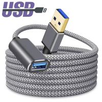 【LZ】❡✿✌  Cabo de dados trançado nylon para impressora câmera de computador cabo de extensão extra longo USB 3.0 macho para fêmea transmissão de alta velocidade novo