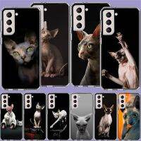 （shine electron）Lavaza Sphynx เคสมือถือลายแมวสฟิงซ์สำหรับ Samsung Galaxy,S22 S23พิเศษ S21 FE S20 S10 S8 S9 S10E ปกคลุมเปลือกหอย S7ขอบ