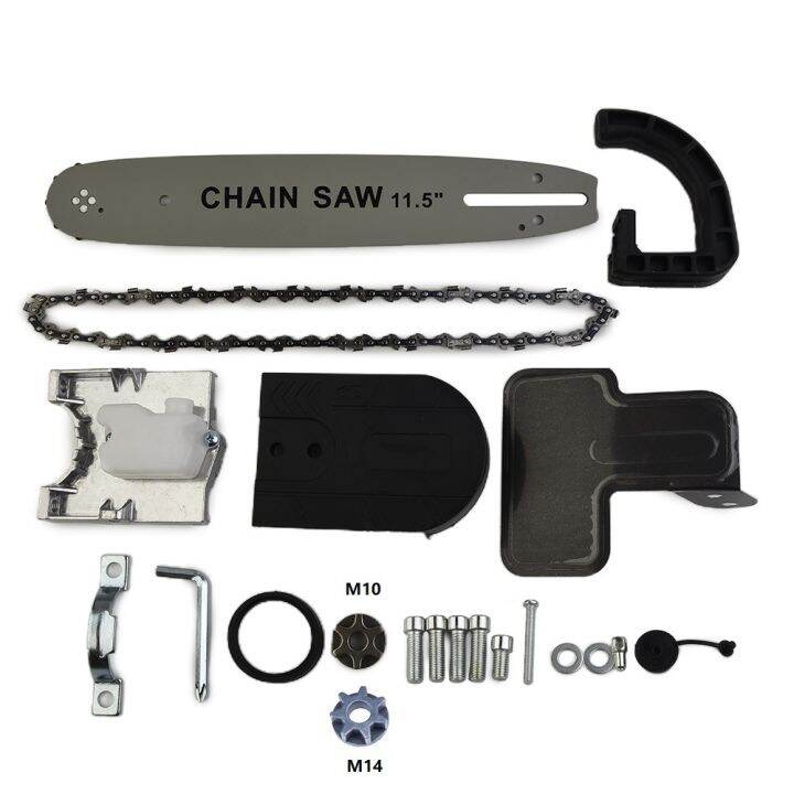 Electric Chain Saw Adapter Converter Bracket 11.5'' Angle Grinder M14