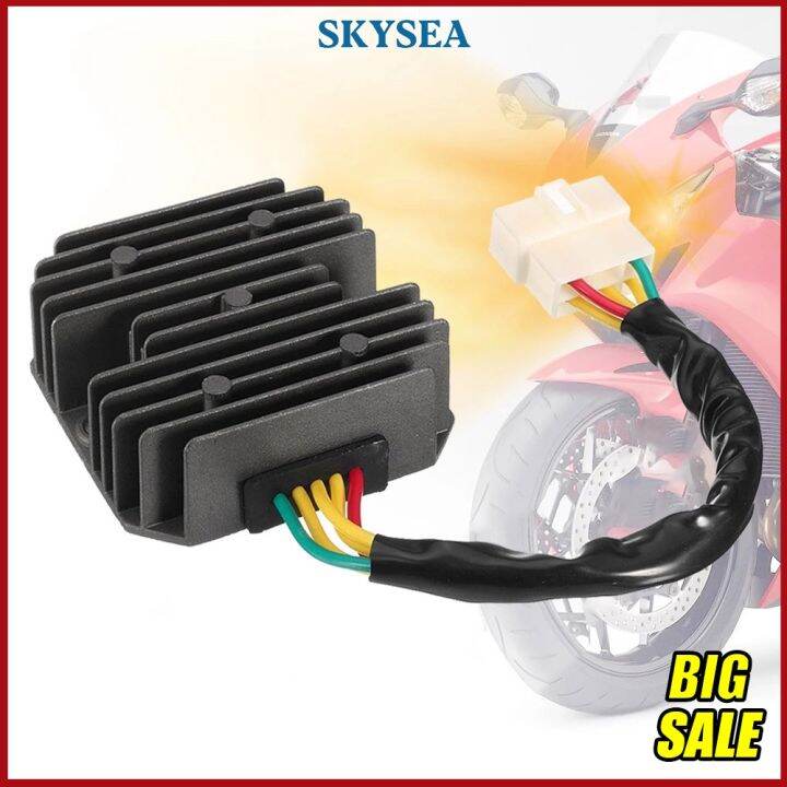 5 Pin 5 Wire Full Wave Motorcycle Regulator Rectifier 12V DC Bike Quad
