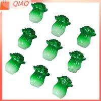 QIAO 20pcs เรซิน จี้เรซิ่นผักกะหล่ำปลี 2535มม. จี้ผักห้อย3D จำลอง เครื่องรางแขวนน่ารัก อาหารเลียนแบบสีเขียวน่ารักห้อยเสน่ห์ งานฝีมือดีไอวาย