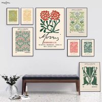 2023 ﹉ William Morris Abstract Flower Plant Museum Exhibition Posters Prints Vintage Canvas Painting Wall Art Living Room Home Decor