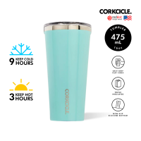 CORKCICLE แก้วสแตนเลสสูญญากาศ 3 ชั้น เก็บความเย็นได้นานถึง 9 ชม. เก็บความร้อนได้ 3 ชม. 475ML (16OZ) รุ่น TUMBLER TURQUOISE