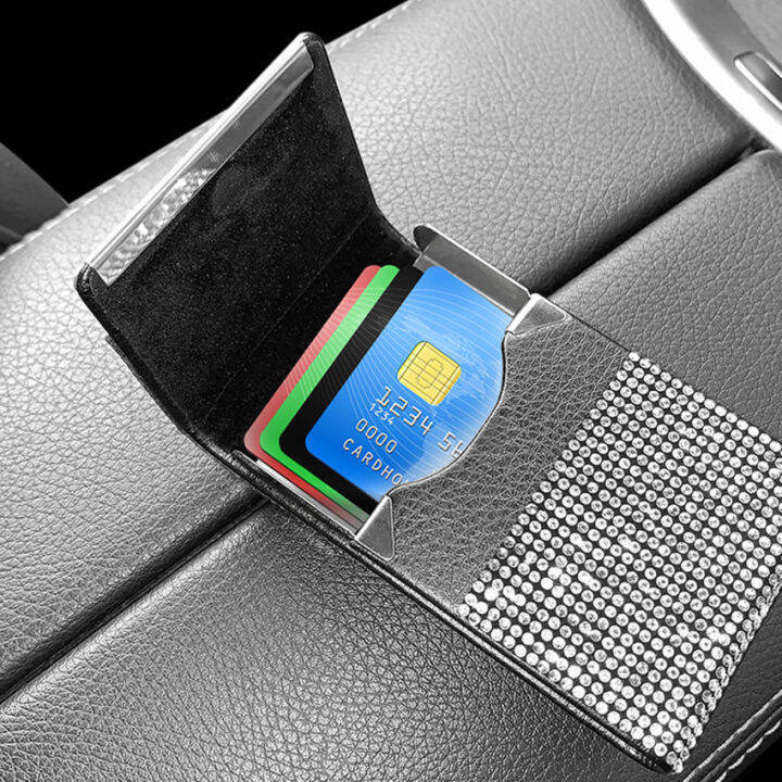 Diamond Driver License Card Holder For Car Driving License Credit Card ...