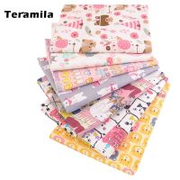 【YF】 Teramila Cotton Fabric Cartoon Design Telas Tissu Patchwork Quilts Bedsheet Baby Kids Textile