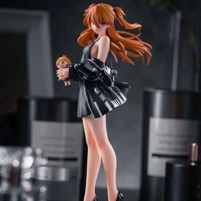 23ซม. EVA อะนิเมะ Asuka Langley Soryu Action Figure Condole เข็มขัดกระโปรง Kawaii หญิง GK PVC Collection ของเล่นสำหรับของขวัญเพื่อน