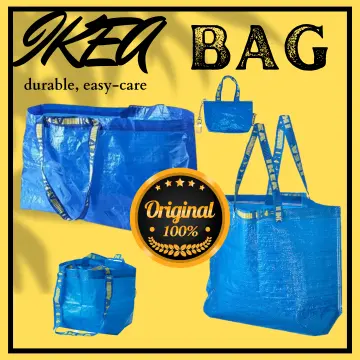 IKEA FRAKTA Carrier Bag, Blue, Large Size Shopping Bag 2 Pcs Set