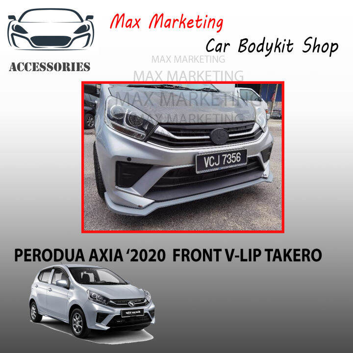 Perodua Axia Front V Lip Takero Pu Lazada