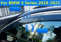 ม่านบังแดดสำหรับ BMW 5 Series 2018-2021แต่งรถตัวป้องกันอากาศแบบสั้นตัวเบี่ยงสำหรับติดหน้าต่างอุปกรณ์ที่บังฝนแสงแดด