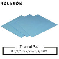 【✔In stock】 tu884140474 Younuon แผ่นความร้อน100X100มม. 0.5มม. 1มม. 1.5มม. 2มม. 3มม. 4มม. 5มม. แผ่นฮีทซิงค์นำความร้อน