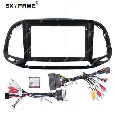 SKYFAME Car Frame Fascia Adapter Android Radio Dash Fitting Panel Kit For Fiat Doblo