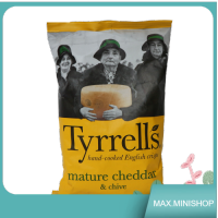 (แพ็ค2)Cheddar Cheese Chips Tyrrells 150g/ชิปชีสเชดดาร์ Tyrrells 150g