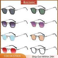 ENCOUNT เล็กๆน้อยๆ แว่นตากันแดดพังค์ สีมหาสมุทรสี เปรี้ยวจี๊ด แว่นตาสำหรับแว่นตา วินเทจ โครงรูปหลายเหลี่ยม เฉดสีฮิปฮอป สำหรับผู้หญิงและผู้ชาย