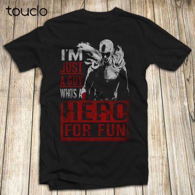 New One Punch Man T-Shirt 100% Cotton Saitama MenS Anime Manga Unisex S-5Xl Xs-5Xl Custom Gift Short Sleeve Funny Tee Shirts