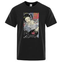 Dj Japan Diva Cartoons Tshirt Male Tshirt Tee Clothes Cotton Loose Men Gildan