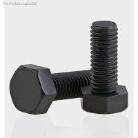 ✿✴☾ 1-50Pcs M3 - M12 Black Nylon Hexagonal Screw Plastic Insulated Bolt Bolt Length 4mm-100mm PA66